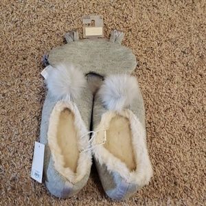 Nwt Lauren Conrad Slippers size 7-8 & eye mask